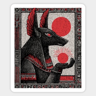 Esoteric Anubis - The Jackal God of the Afterlife Magnet